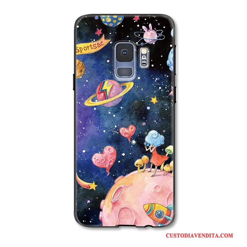 Custodia Samsung Galaxy S9 Colore Nuovo Colorato, Cover Samsung Galaxy S9 Protezione Telefono Stellato