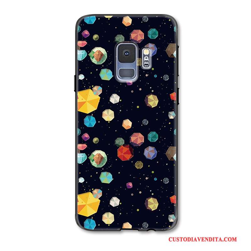 Custodia Samsung Galaxy S9 Colore Nuovo Colorato, Cover Samsung Galaxy S9 Protezione Telefono Stellato