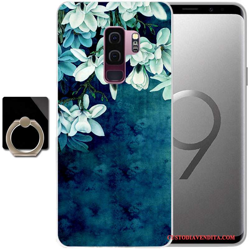 Custodia Samsung Galaxy S9+ Colore Telefono Verde, Cover Samsung Galaxy S9+ Protezione Anti-caduta