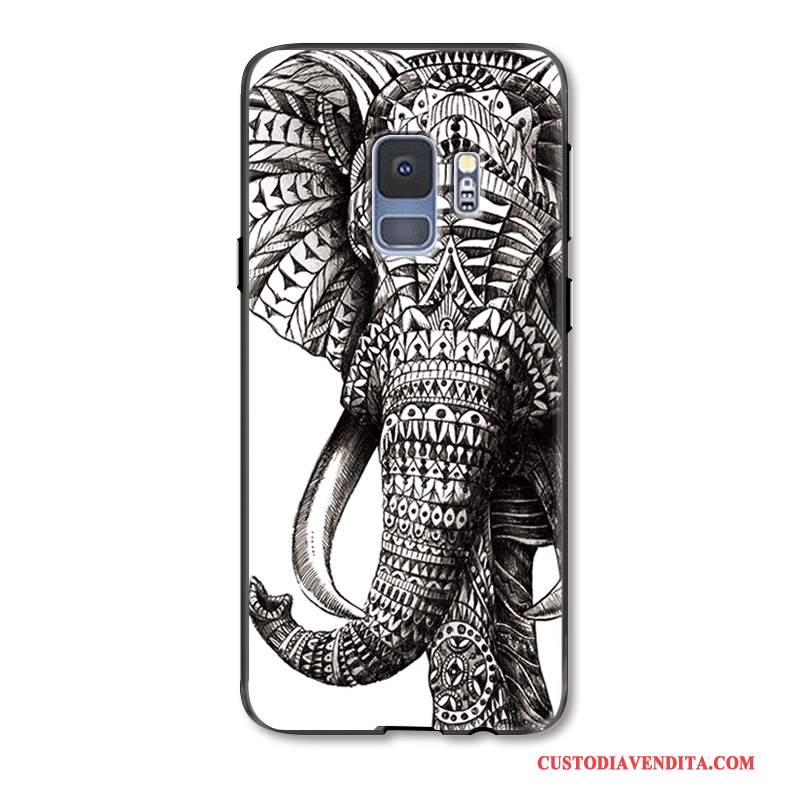 Custodia Samsung Galaxy S9+ Creativo Animale Colorato, Cover Samsung Galaxy S9+ Colore Telefono Di Personalità