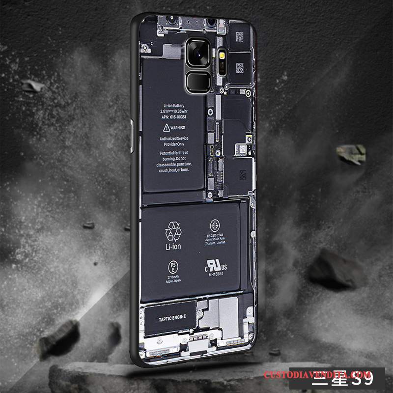 Custodia Samsung Galaxy S9 Creativo Difficile Marchio Di Tendenza, Cover Samsung Galaxy S9 Nero Personalizza