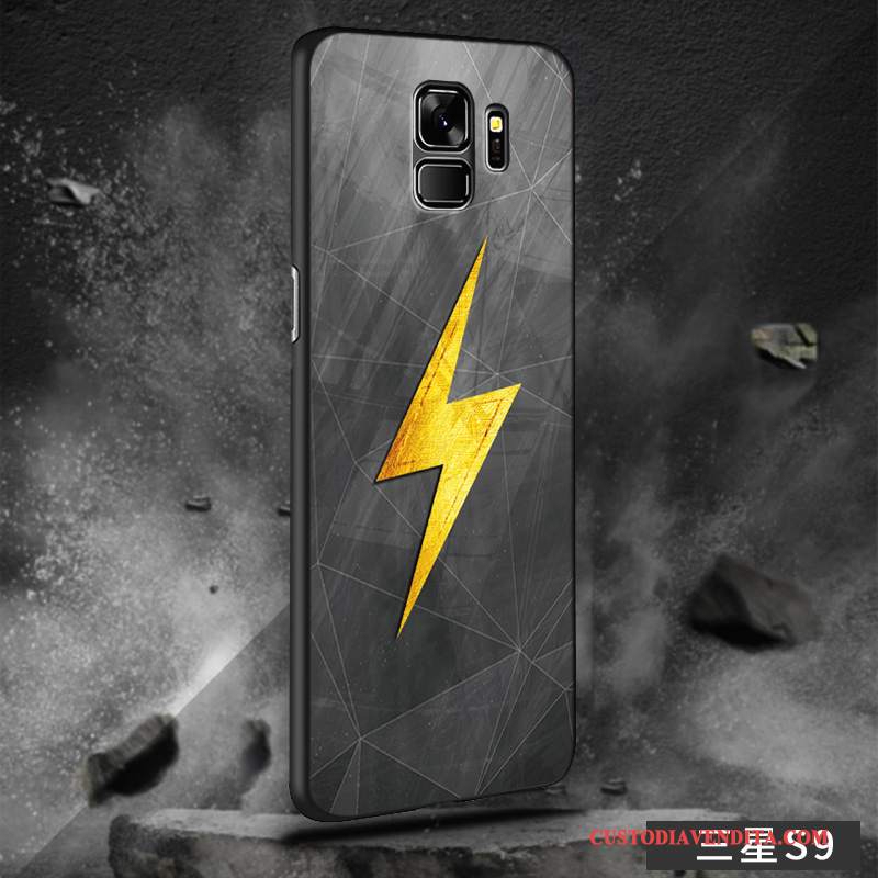 Custodia Samsung Galaxy S9 Creativo Difficile Marchio Di Tendenza, Cover Samsung Galaxy S9 Nero Personalizza