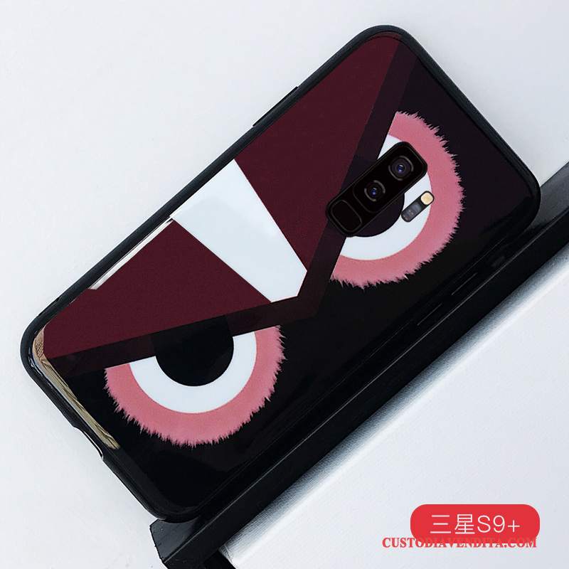 Custodia Samsung Galaxy S9+ Creativo Marchio Di Tendenza Rosso, Cover Samsung Galaxy S9+ Protezione Anti-caduta Tutto Incluso