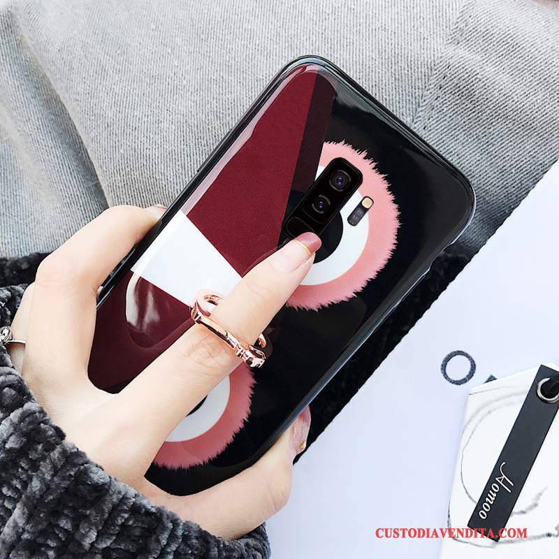 Custodia Samsung Galaxy S9+ Creativo Marchio Di Tendenza Rosso, Cover Samsung Galaxy S9+ Protezione Anti-caduta Tutto Incluso