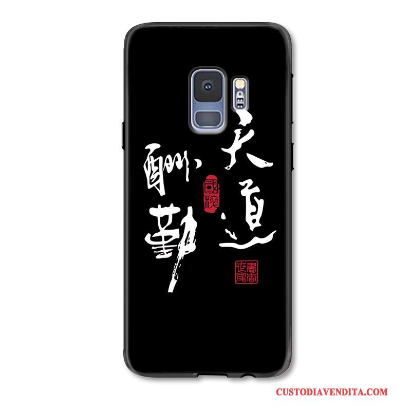 Custodia Samsung Galaxy S9 Creativo Nero Di Personalità, Cover Samsung Galaxy S9 Protezione Telefono Affari