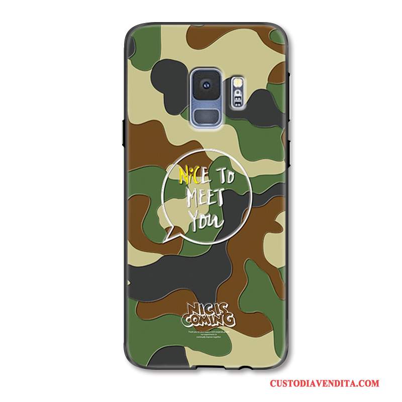 Custodia Samsung Galaxy S9 Creativo Nuovotelefono, Cover Samsung Galaxy S9 Protezione Blu Anti-caduta