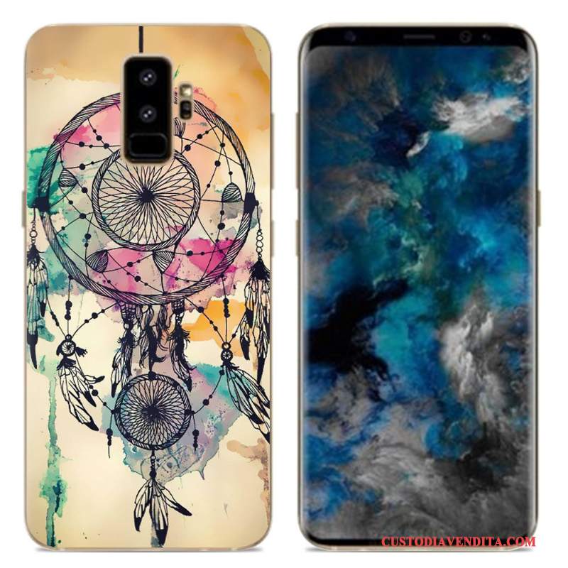 Custodia Samsung Galaxy S9 Creativo Semplici Morbido, Cover Samsung Galaxy S9 Cartone Animato Telefono