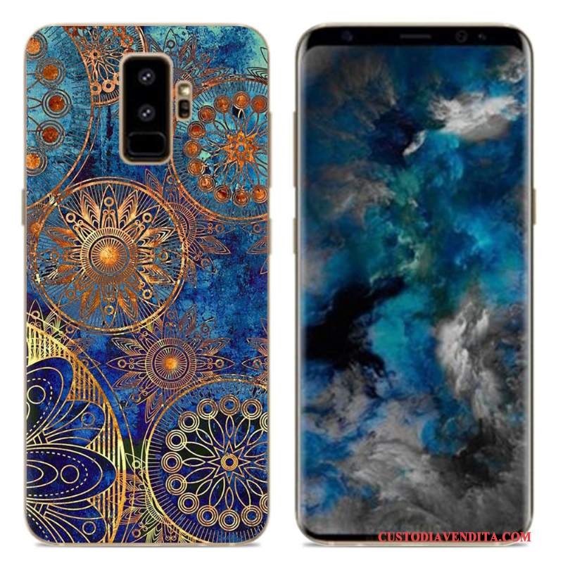 Custodia Samsung Galaxy S9 Creativo Semplici Morbido, Cover Samsung Galaxy S9 Cartone Animato Telefono