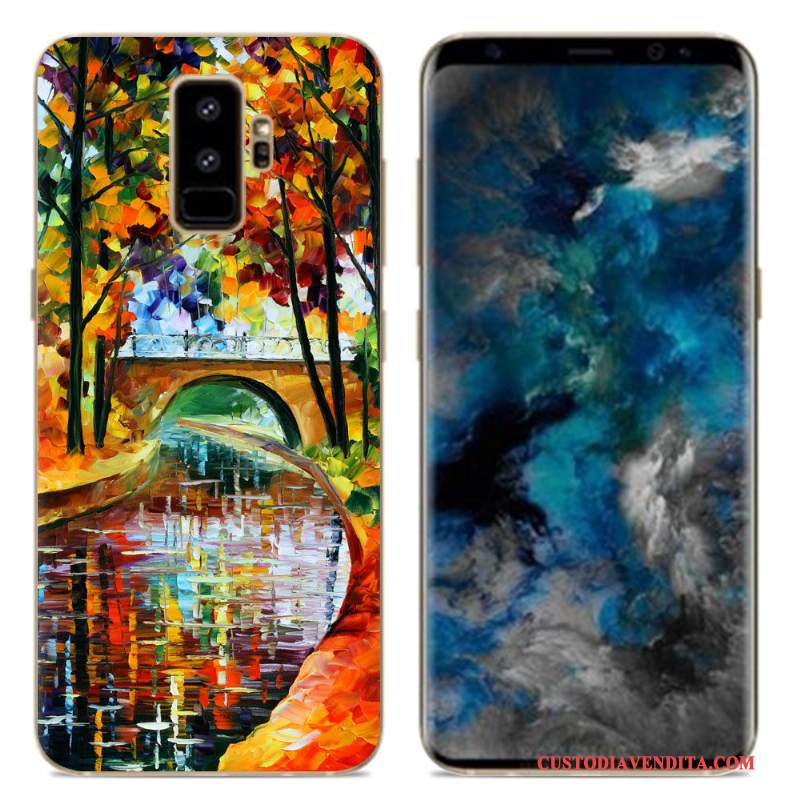 Custodia Samsung Galaxy S9 Creativo Semplici Morbido, Cover Samsung Galaxy S9 Cartone Animato Telefono