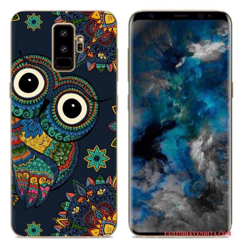 Custodia Samsung Galaxy S9 Creativo Semplici Morbido, Cover Samsung Galaxy S9 Cartone Animato Telefono