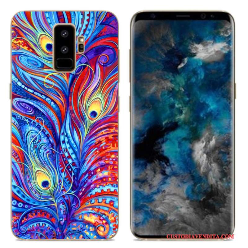 Custodia Samsung Galaxy S9 Creativo Semplici Morbido, Cover Samsung Galaxy S9 Cartone Animato Telefono