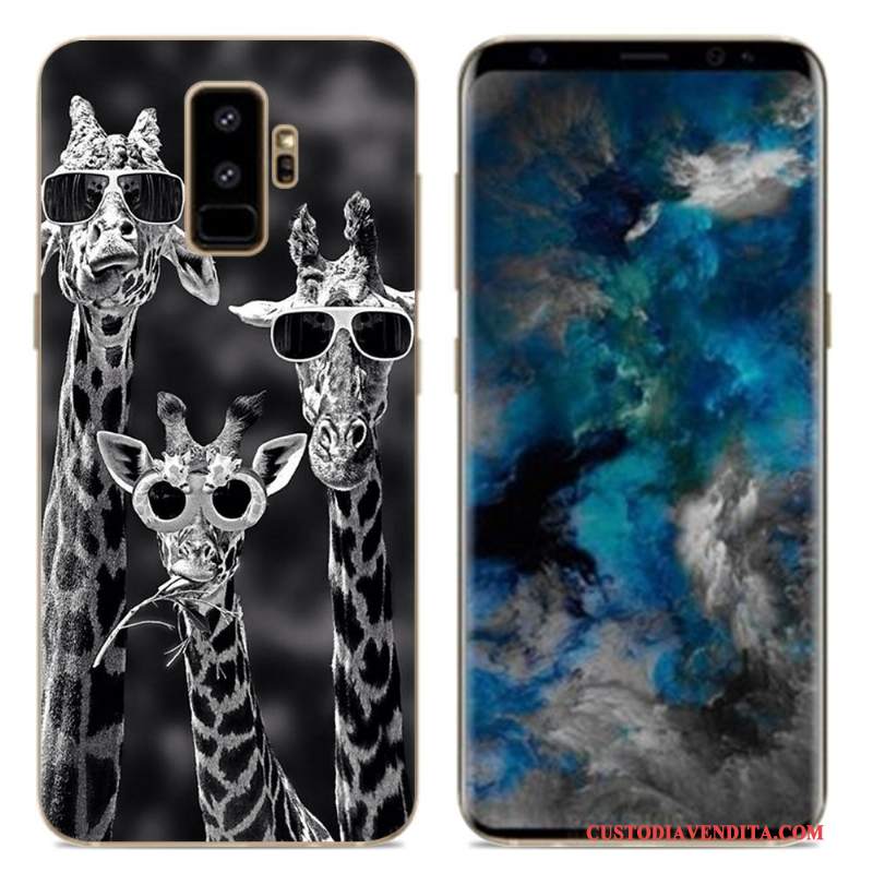 Custodia Samsung Galaxy S9 Creativo Semplici Morbido, Cover Samsung Galaxy S9 Cartone Animato Telefono