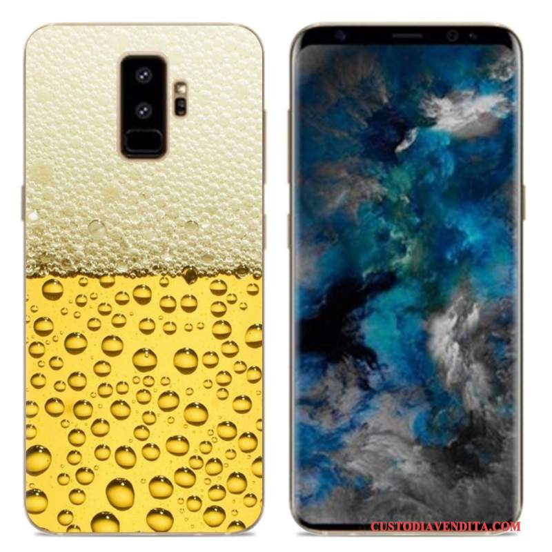 Custodia Samsung Galaxy S9 Creativo Semplici Morbido, Cover Samsung Galaxy S9 Cartone Animato Telefono