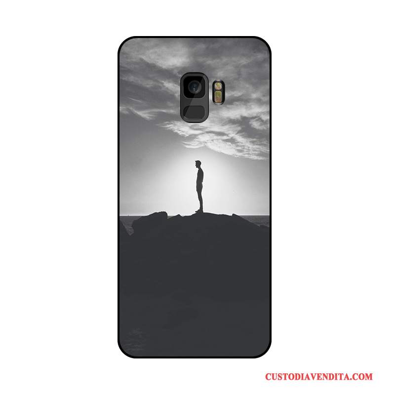 Custodia Samsung Galaxy S9+ Creativo Telefono Tendenza, Cover Samsung Galaxy S9+ Goffratura Bello Di Personalità