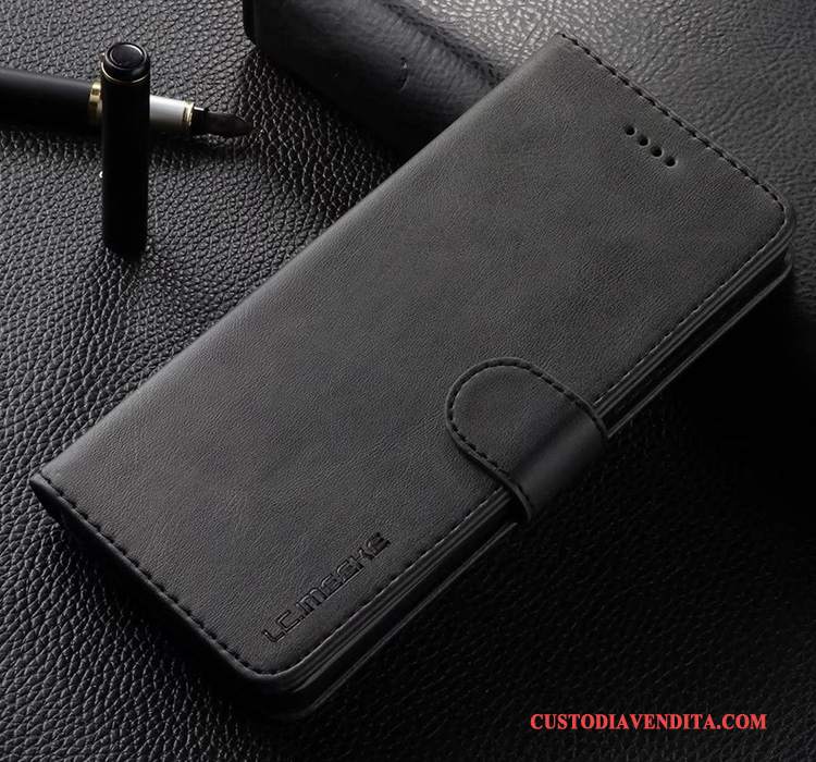 Custodia Samsung Galaxy S9+ Folio Anti-caduta Tutto Incluso, Cover Samsung Galaxy S9+ Pelle Morbido Grigio