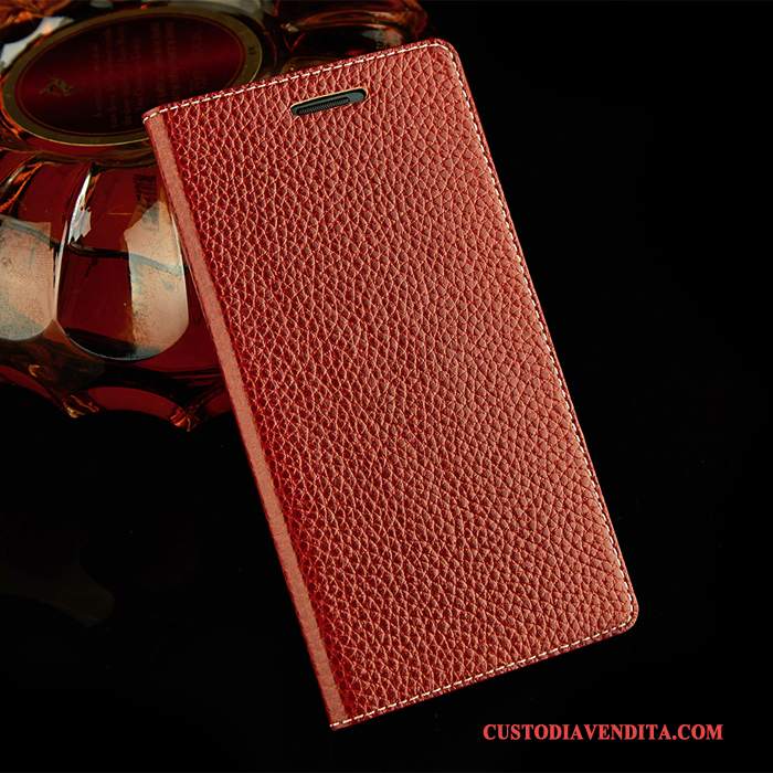 Custodia Samsung Galaxy S9 Folio Telefono Morbido, Cover Samsung Galaxy S9 Pelle Anti-caduta Rosso