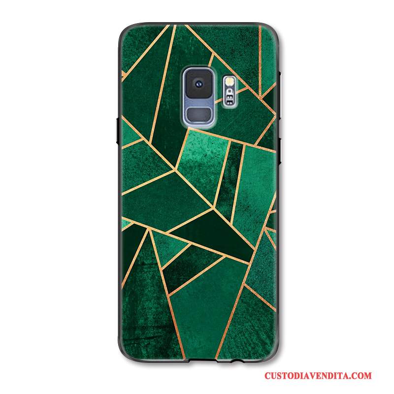 Custodia Samsung Galaxy S9+ Goffratura Di Personalità Semplici, Cover Samsung Galaxy S9+ Creativo Telefono Tendenza