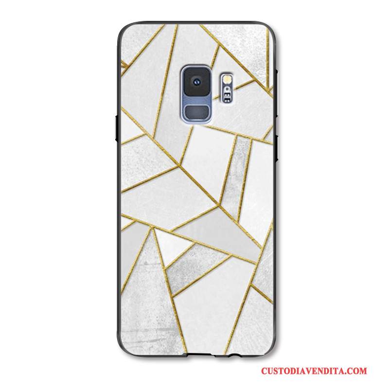 Custodia Samsung Galaxy S9+ Goffratura Di Personalità Semplici, Cover Samsung Galaxy S9+ Creativo Telefono Tendenza