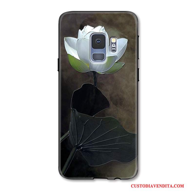 Custodia Samsung Galaxy S9+ Moda Semplici Fresco, Cover Samsung Galaxy S9+ Protezione Anti-cadutatelefono