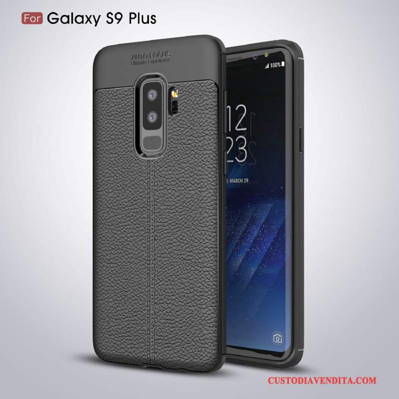 Custodia Samsung Galaxy S9+ Moda Telefono Grigio, Cover Samsung Galaxy S9+ Morbido Anti-caduta