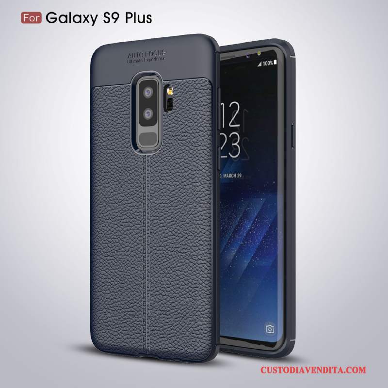 Custodia Samsung Galaxy S9+ Moda Telefono Grigio, Cover Samsung Galaxy S9+ Morbido Anti-caduta