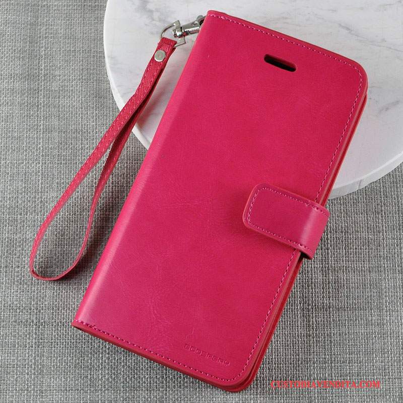 Custodia Samsung Galaxy S9+ Pelle Morbidotelefono, Cover Samsung Galaxy S9+ Folio Rosso