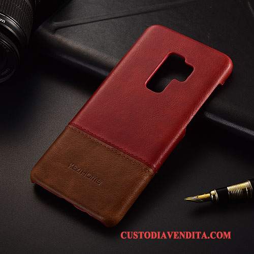 Custodia Samsung Galaxy S9+ Pelle Sottile Nero, Cover Samsung Galaxy S9+ Protezione Telefono