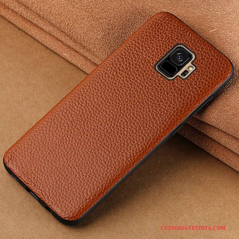 Custodia Samsung Galaxy S9+ Pelle Telefono Lusso, Cover Samsung Galaxy S9+ Creativo Tutto Incluso Anti-caduta