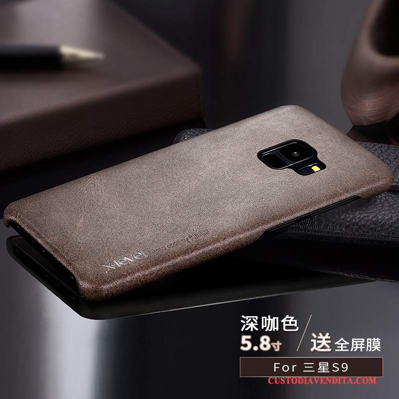 Custodia Samsung Galaxy S9 Pelle Telefono Sottile, Cover Samsung Galaxy S9 Creativo Anti-caduta Tendenza