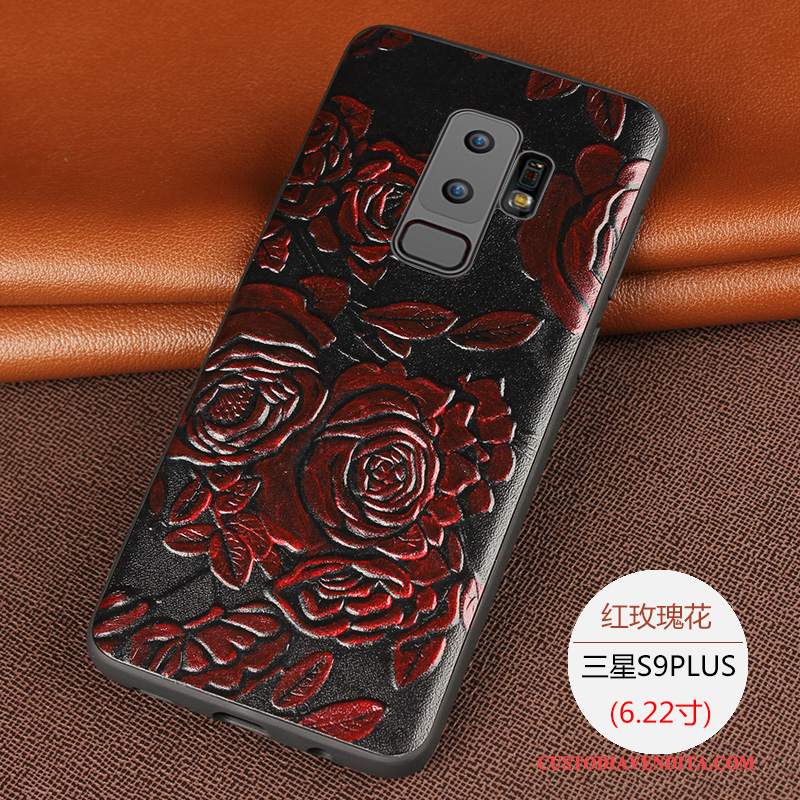 Custodia Samsung Galaxy S9+ Pelle Tutto Inclusotelefono, Cover Samsung Galaxy S9+ Protezione Morbido Stampa