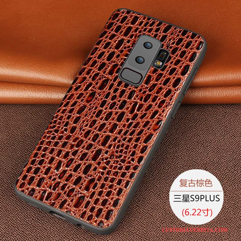 Custodia Samsung Galaxy S9+ Pelle Tutto Inclusotelefono, Cover Samsung Galaxy S9+ Protezione Morbido Stampa