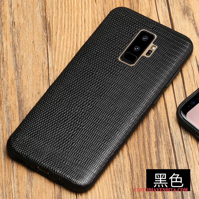 Custodia Samsung Galaxy S9+ Protezione Anti-caduta Marchio Di Tendenza, Cover Samsung Galaxy S9+ Pelle Telefono Di Personalità