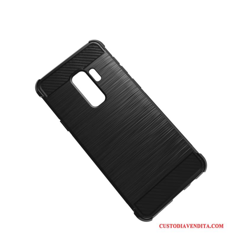 Custodia Samsung Galaxy S9+ Protezione Anti-caduta Nero, Cover Samsung Galaxy S9+ Morbido Semplici