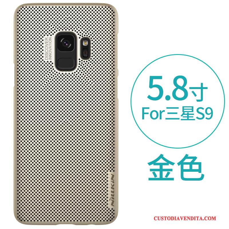 Custodia Samsung Galaxy S9 Protezione Telefono Macchiati, Cover Samsung Galaxy S9 Oro Radiante