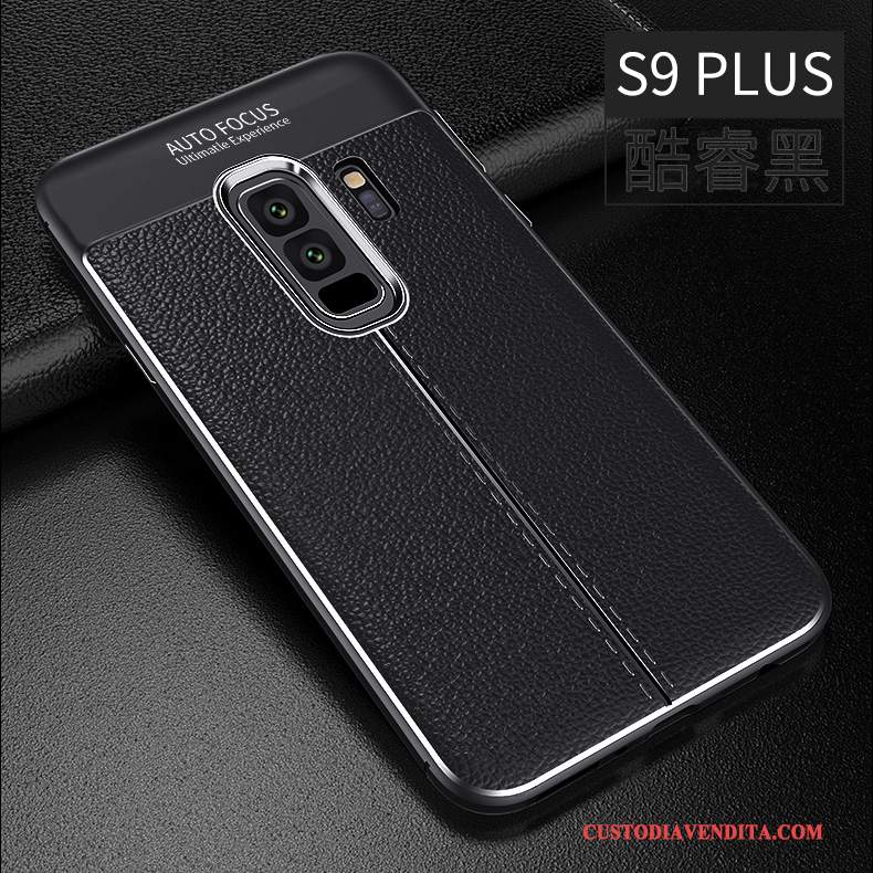 Custodia Samsung Galaxy S9+ Protezione Telefono Morbido, Cover Samsung Galaxy S9+ Pelle Modello Tendenza