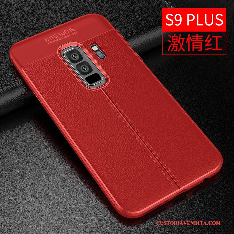 Custodia Samsung Galaxy S9+ Protezione Telefono Morbido, Cover Samsung Galaxy S9+ Pelle Modello Tendenza