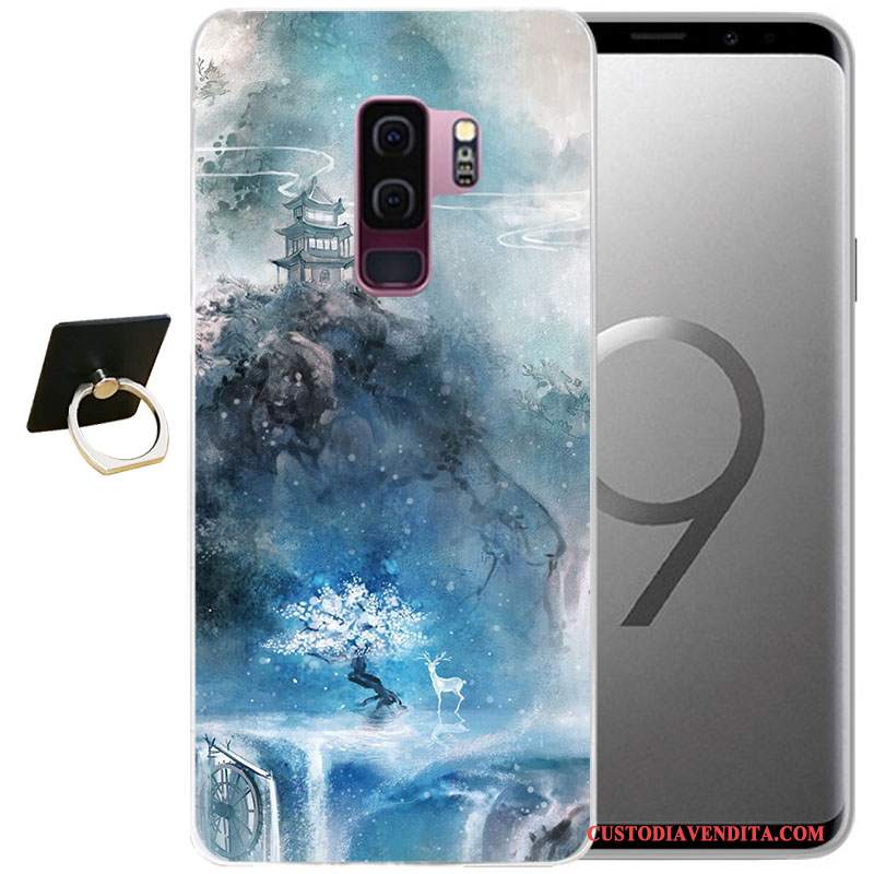 Custodia Samsung Galaxy S9 Protezione Telefono Tutto Incluso, Cover Samsung Galaxy S9 Cartone Animato Morbido Vento