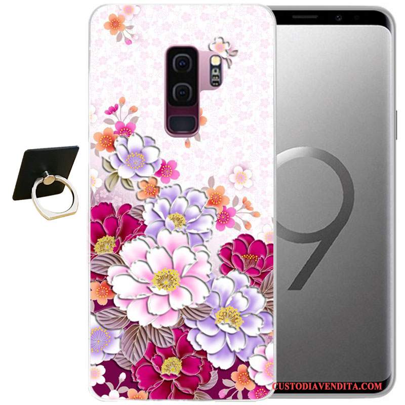 Custodia Samsung Galaxy S9 Protezione Telefono Tutto Incluso, Cover Samsung Galaxy S9 Cartone Animato Morbido Vento