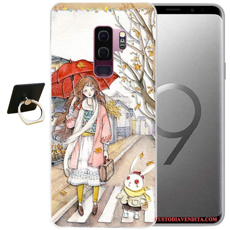 Custodia Samsung Galaxy S9 Protezione Telefono Tutto Incluso, Cover Samsung Galaxy S9 Cartone Animato Morbido Vento