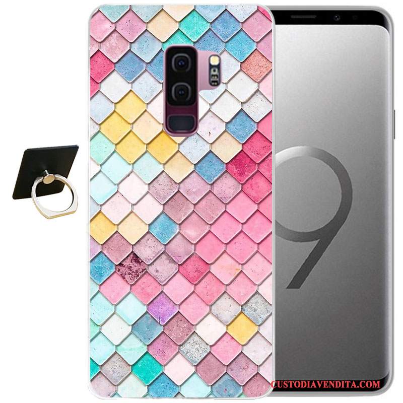 Custodia Samsung Galaxy S9 Protezione Telefono Tutto Incluso, Cover Samsung Galaxy S9 Cartone Animato Morbido Vento