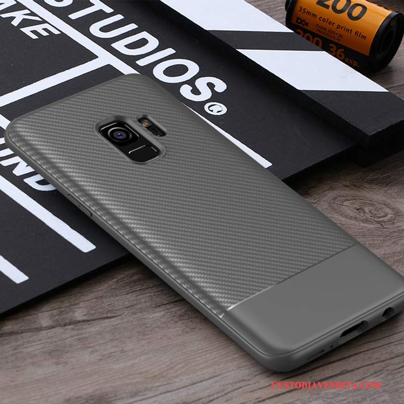 Custodia Samsung Galaxy S9 Protezione Tendenza Tutto Incluso, Cover Samsung Galaxy S9 Grigio Colore Profondo