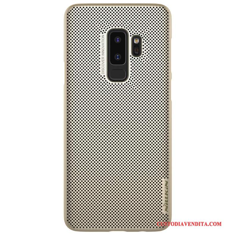 Custodia Samsung Galaxy S9+ Protezione Traspirante Rosso, Cover Samsung Galaxy S9+ Oro Radiante