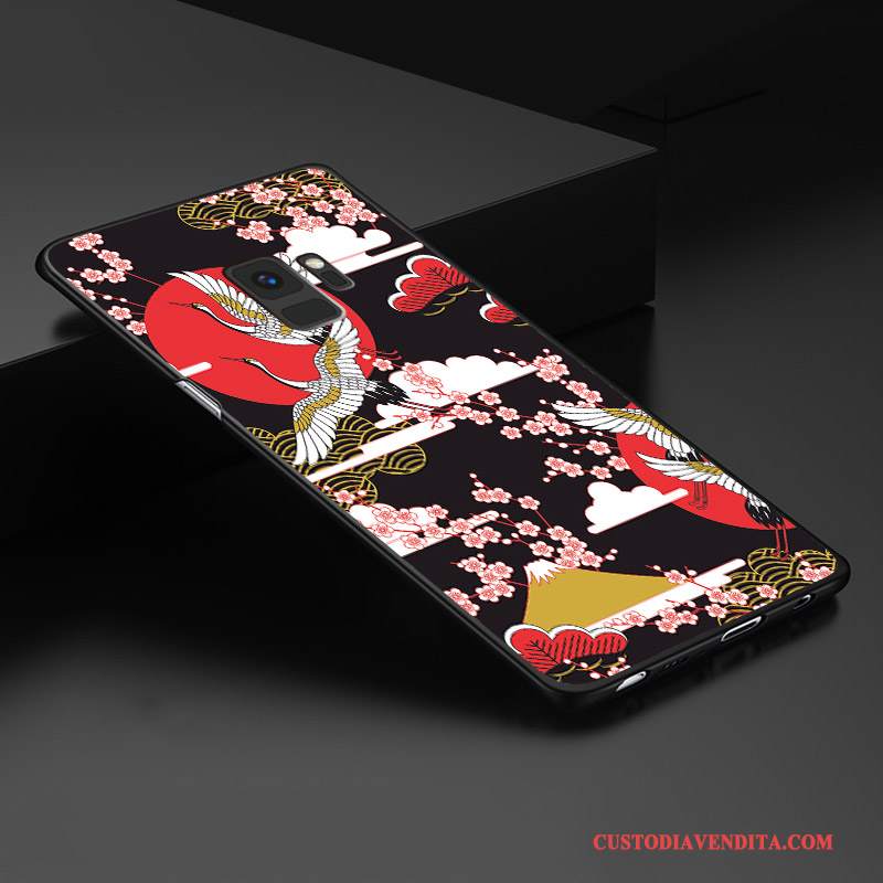 Custodia Samsung Galaxy S9+ Protezione Tridimensionale Stile Cinese, Cover Samsung Galaxy S9+ Colore Anti-caduta Personalizza