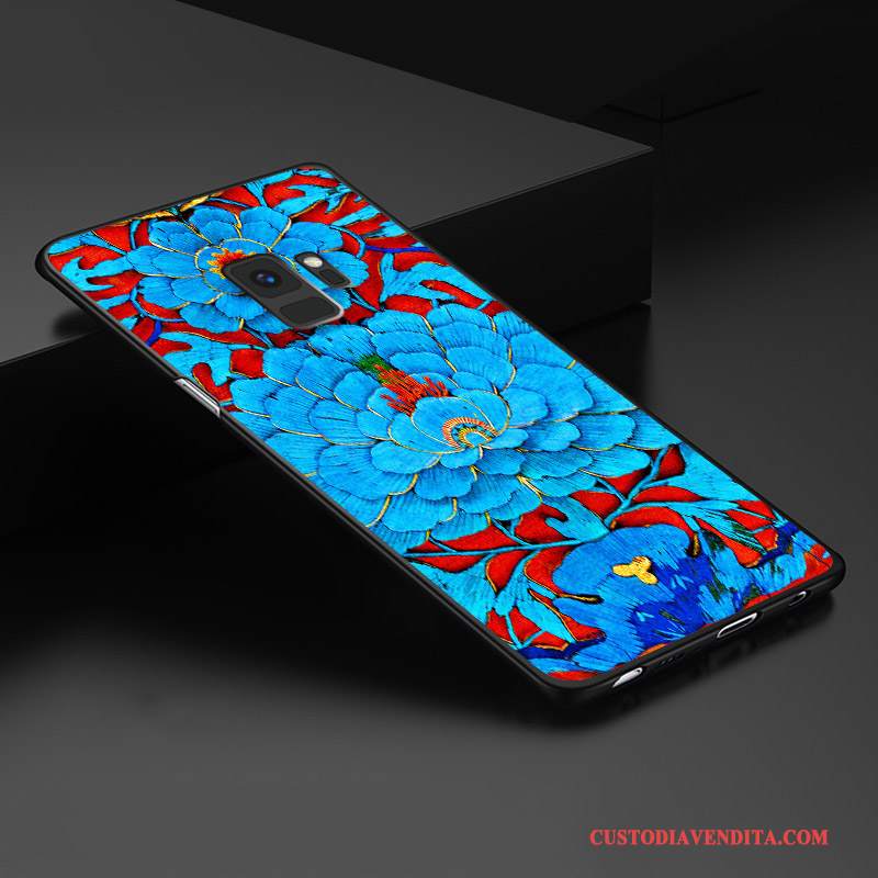 Custodia Samsung Galaxy S9+ Protezione Tridimensionale Stile Cinese, Cover Samsung Galaxy S9+ Colore Anti-caduta Personalizza