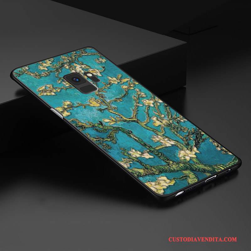 Custodia Samsung Galaxy S9+ Protezione Tridimensionale Stile Cinese, Cover Samsung Galaxy S9+ Colore Anti-caduta Personalizza