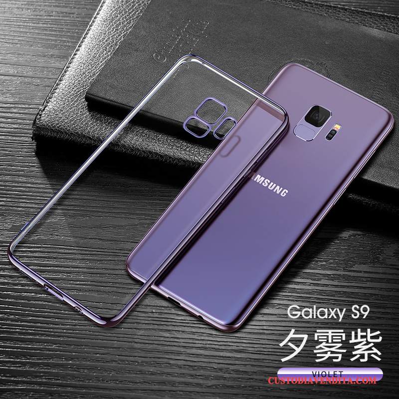 Custodia Samsung Galaxy S9 Protezione Tutto Incluso Anti-caduta, Cover Samsung Galaxy S9 Sottile Blu Scuro