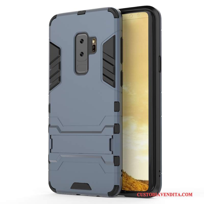 Custodia Samsung Galaxy S9+ Silicone Anti-caduta Argento, Cover Samsung Galaxy S9+ Protezione Supporto Morbido