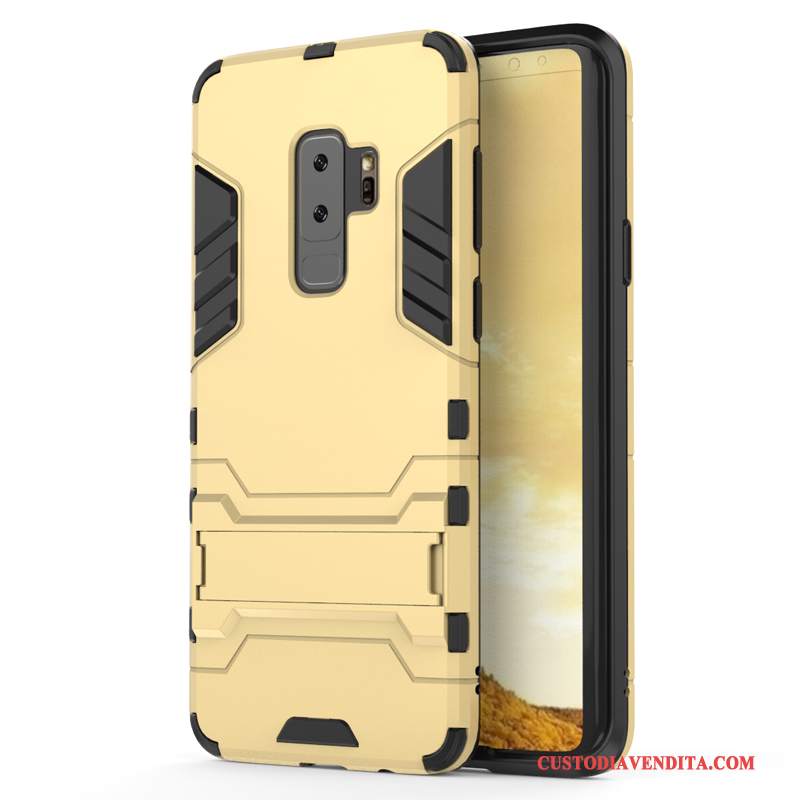 Custodia Samsung Galaxy S9+ Silicone Anti-caduta Argento, Cover Samsung Galaxy S9+ Protezione Supporto Morbido