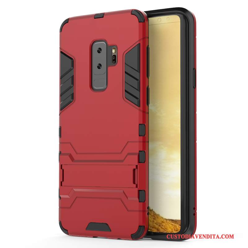 Custodia Samsung Galaxy S9+ Silicone Anti-caduta Argento, Cover Samsung Galaxy S9+ Protezione Supporto Morbido