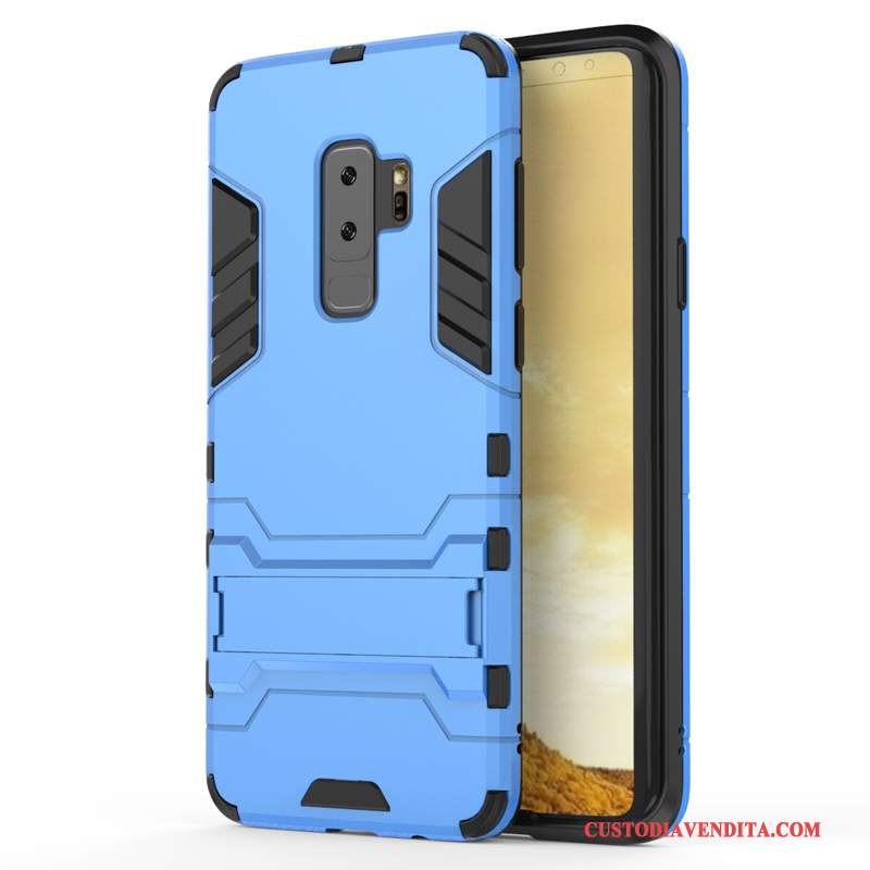 Custodia Samsung Galaxy S9+ Silicone Anti-caduta Argento, Cover Samsung Galaxy S9+ Protezione Supporto Morbido